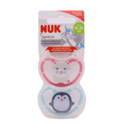 Chupete Nuk 18-36 Silicona 2 Uds.
