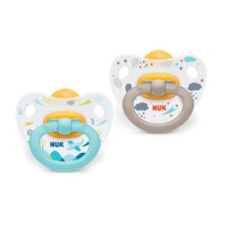 Chupete Latex Star 6 - 18 Meses 2 U Nuk